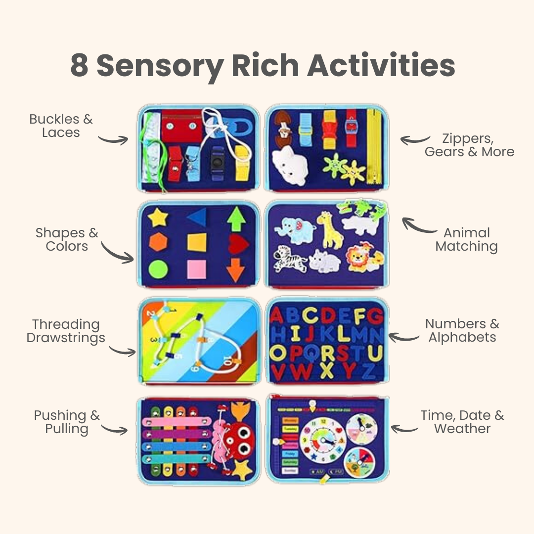 Toddla™ Montessori Busy Board
